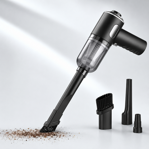 Wireless Car Vacuum Cleaner | Portable USB Rechargeable & 9000Pa