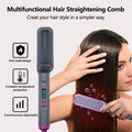 Electric Hot Hair Straightening Brush with Negative Ion