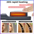 Electric Hot Hair Straightening Brush with Negative Ion