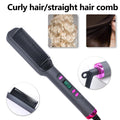 Electric Hot Hair Straightening Brush with Negative Ion