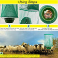 Reusable Insect Trap Cage Hanging Folding Set Net