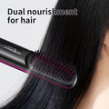 Portable Wireless Hair Straightener Brush | USB Rechargeable Negative Ion Hot Comb with LED Display & Adjustable Temperature